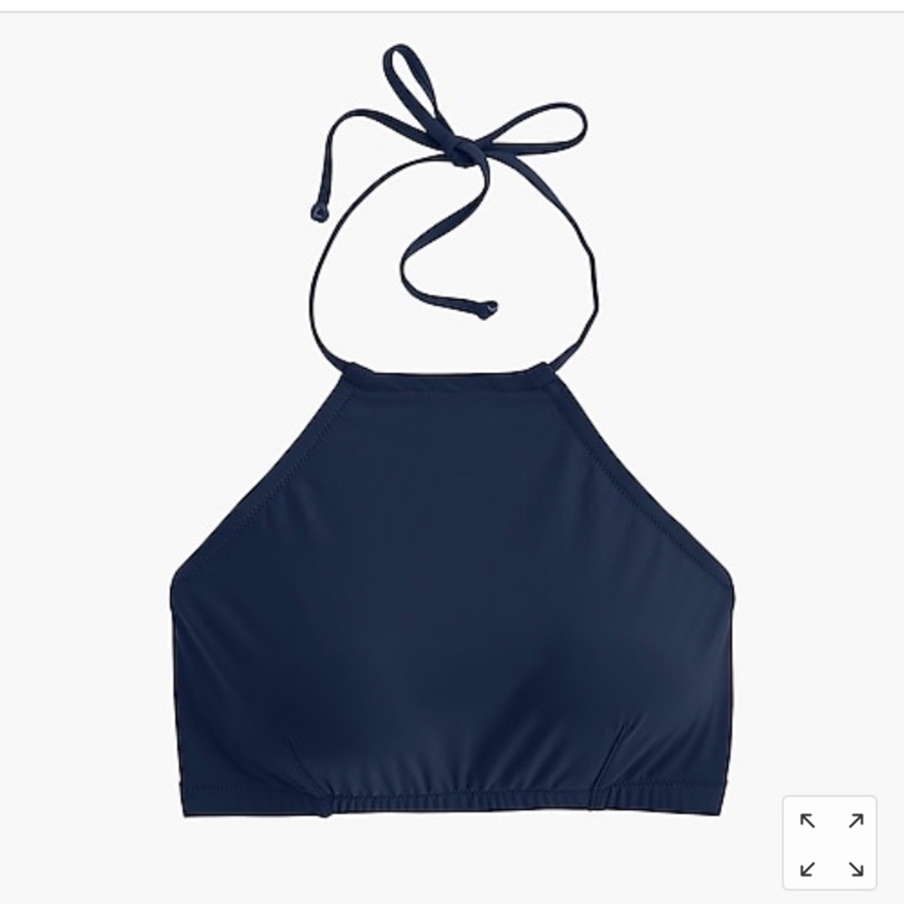 Cropped Halter Bikini Top